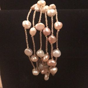 {Andara} Freshwater Pearl Multi-strand Bracelet